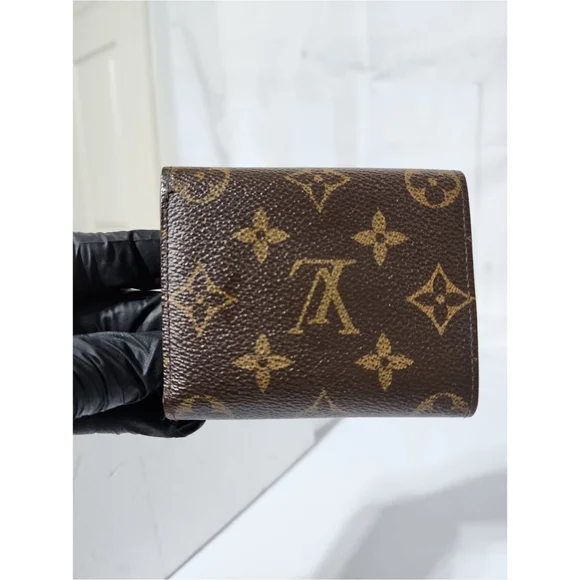 LOUIS VUITTON Monogram Helene Wallet Brown